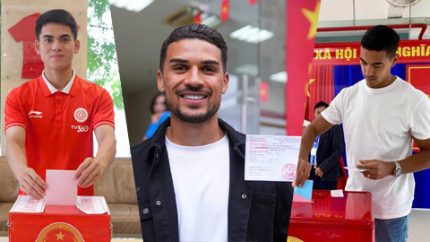 Cầu thủ nhập tịch, tuyển thủ Việt Nam nô nức đi bầu cử